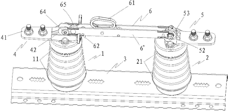 High voltage isolation switch