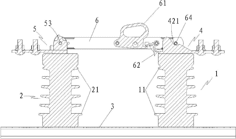 High voltage isolation switch