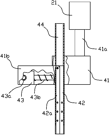 Separating machine for line signs of cuttlefish