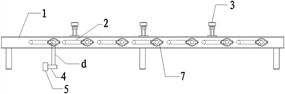 Conveying roll table used for corrugated steel plates and straight steel plates