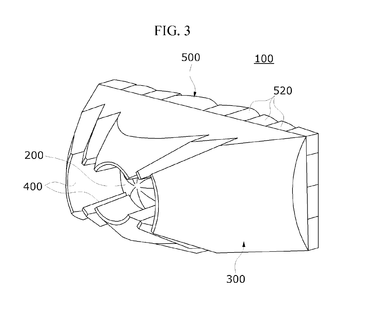 Multi-faceted lens