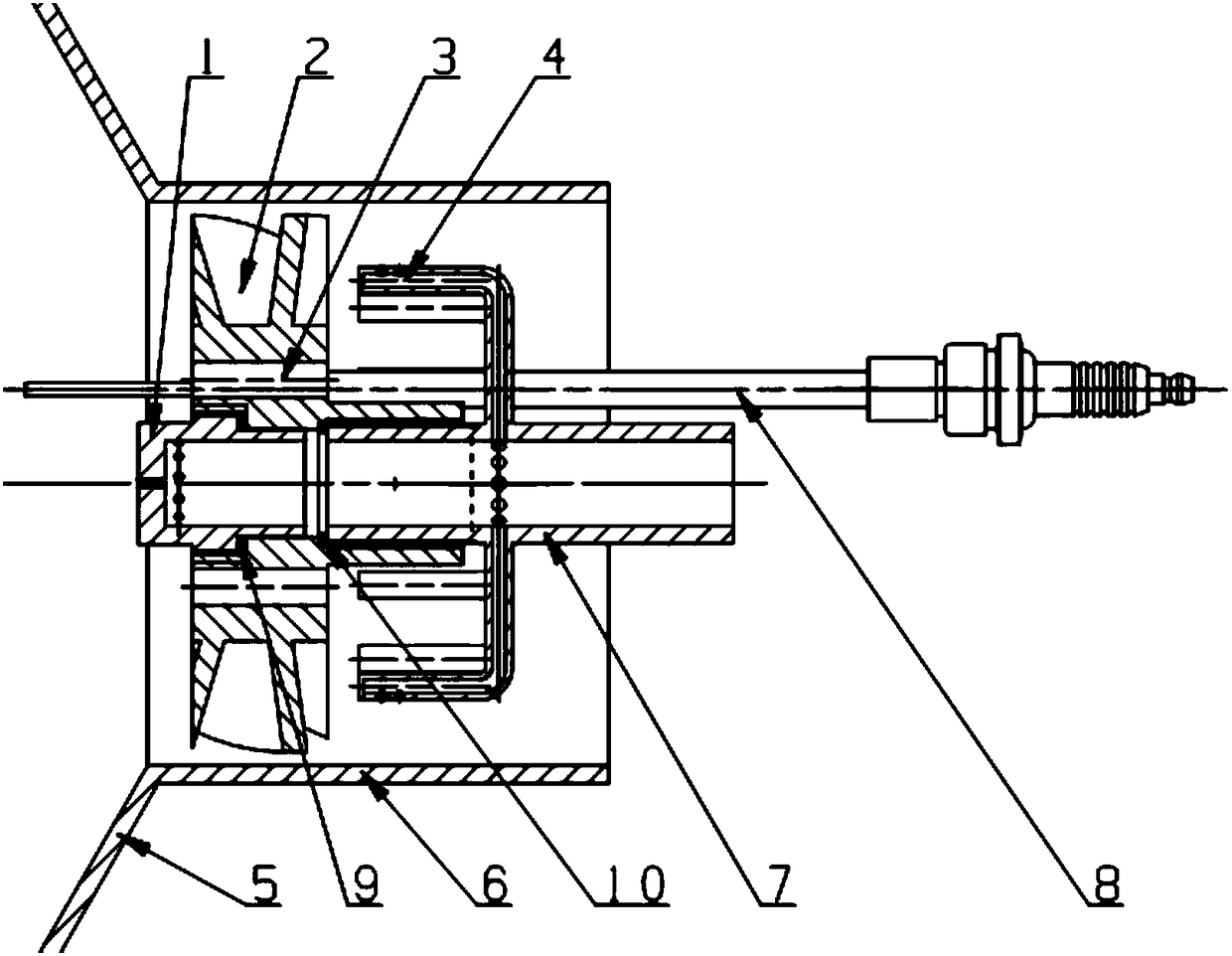 A Premixed Strong Swirl Flame Diffusion Burner