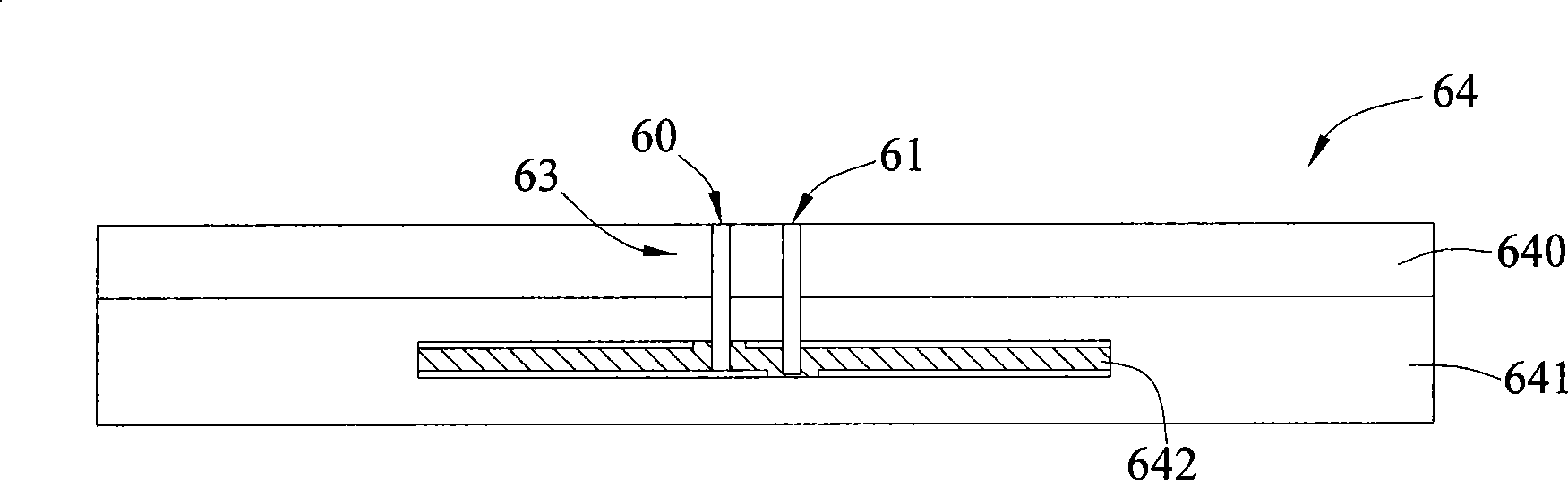 Electric connection structure of circuit board and circuit board with the same