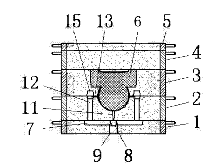 Casting method of girder having thin-walled cylinder and casting mold