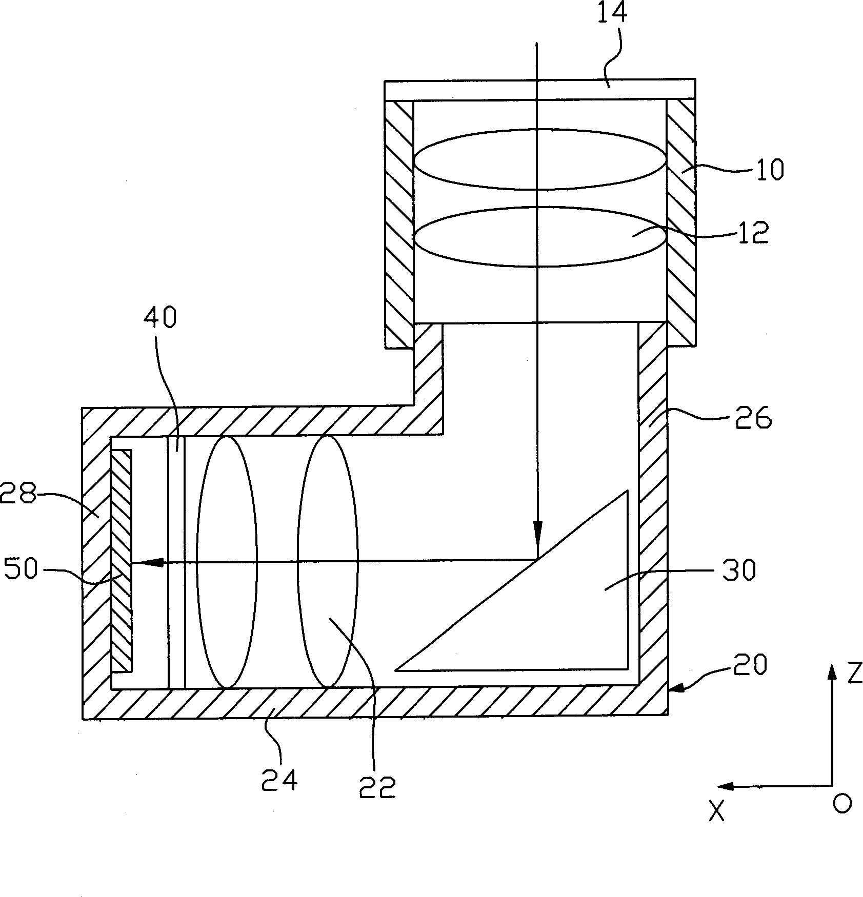 Thin digit camera