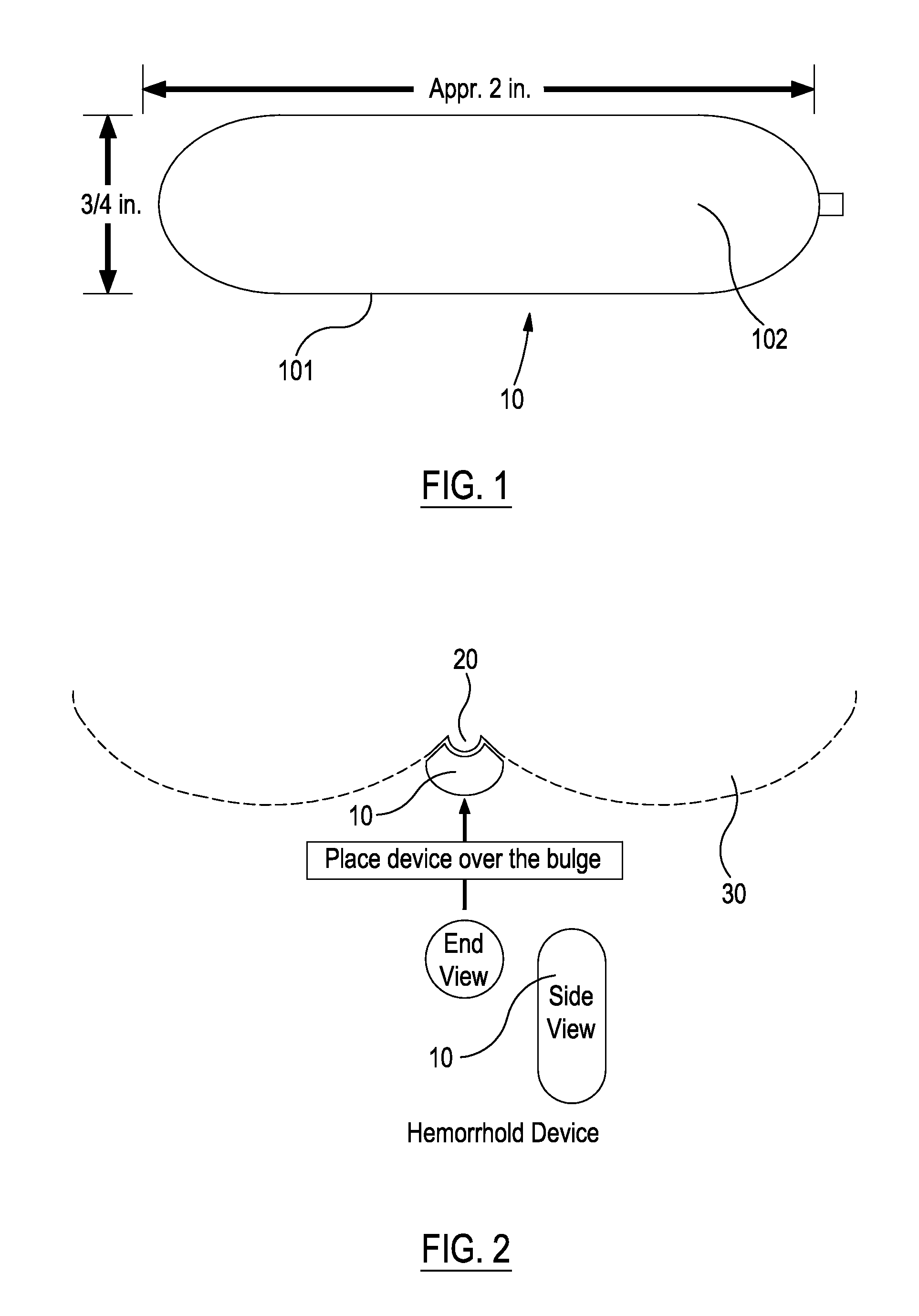 Hemorrhoid Pressure Relief Device