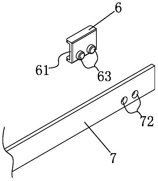 led light bar installation structure and led panel light