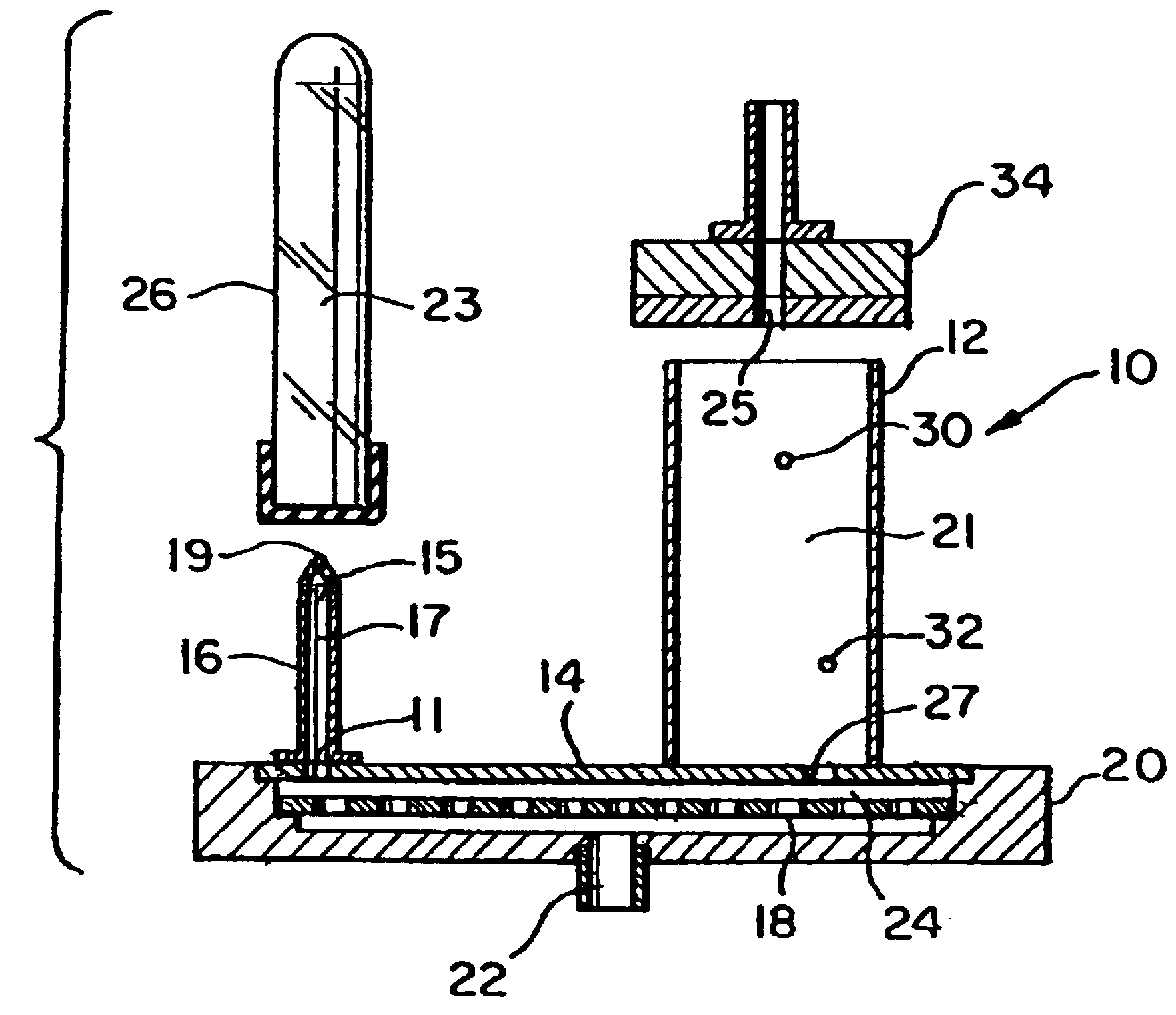 Method and apparatus for directly sampling a fluid for microfiltration