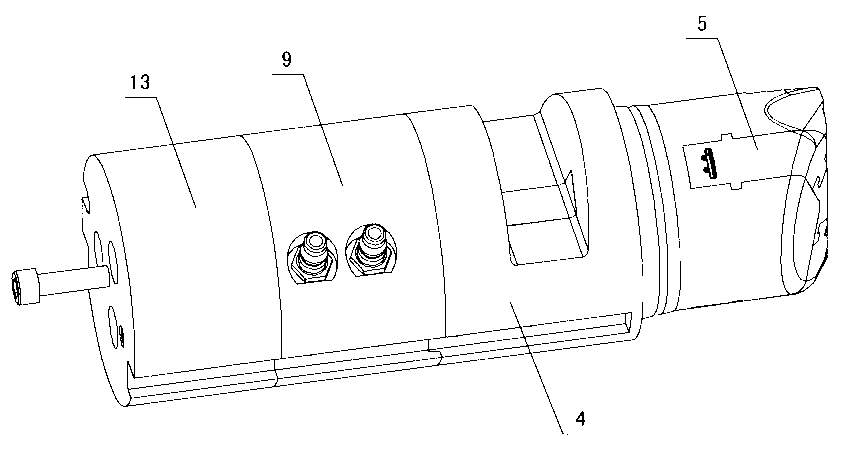 Reducing coupling injection mold core-pulling mechanism