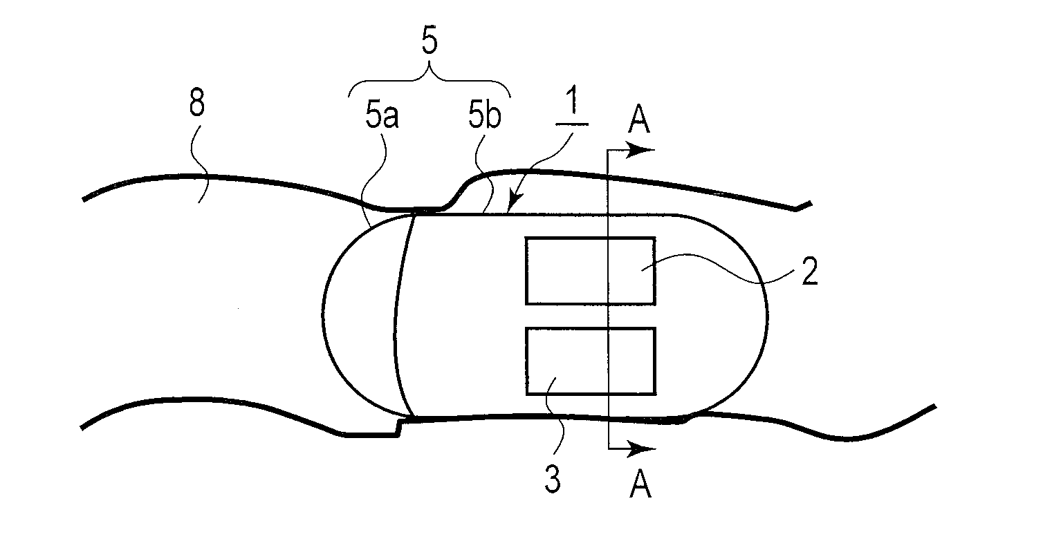 Power supply system and medical capsule device mounted with this power supply system