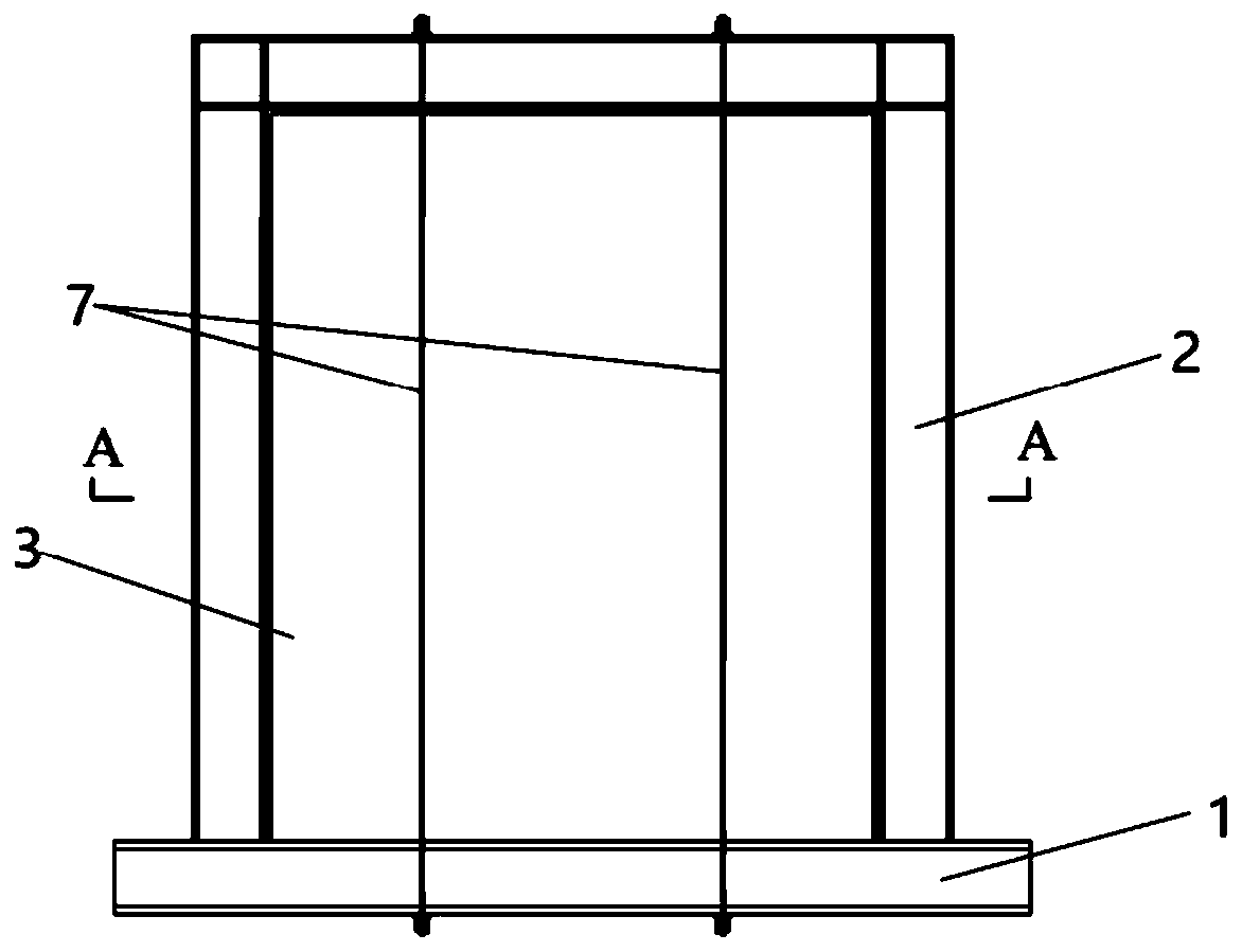 Self-resetting steel frame-CLB filler wall and preparation method thereof