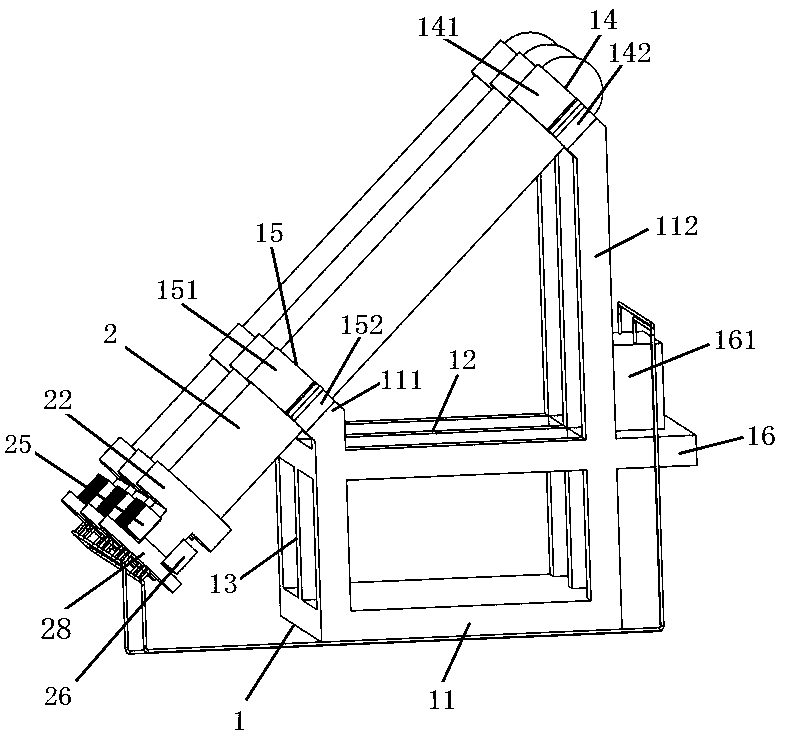 Combined solar temperature difference power generation device