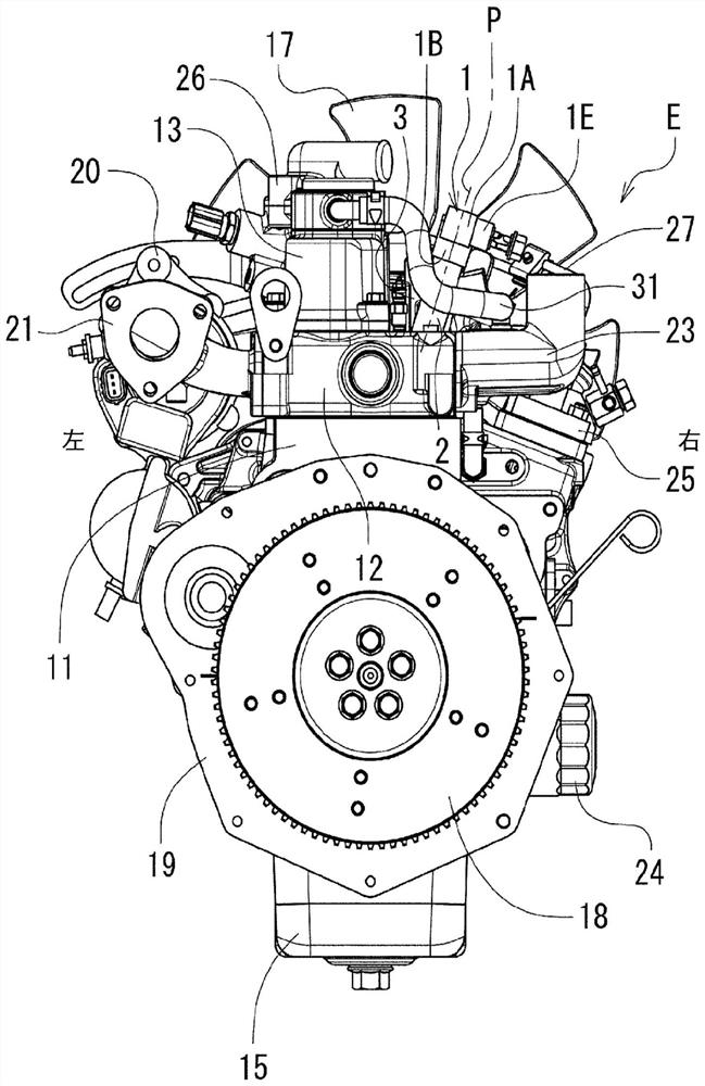 Engine cylinder cover structure