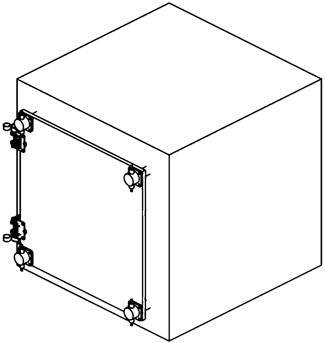 Unfoldable solar battery array and pressing releasing mechanism thereof