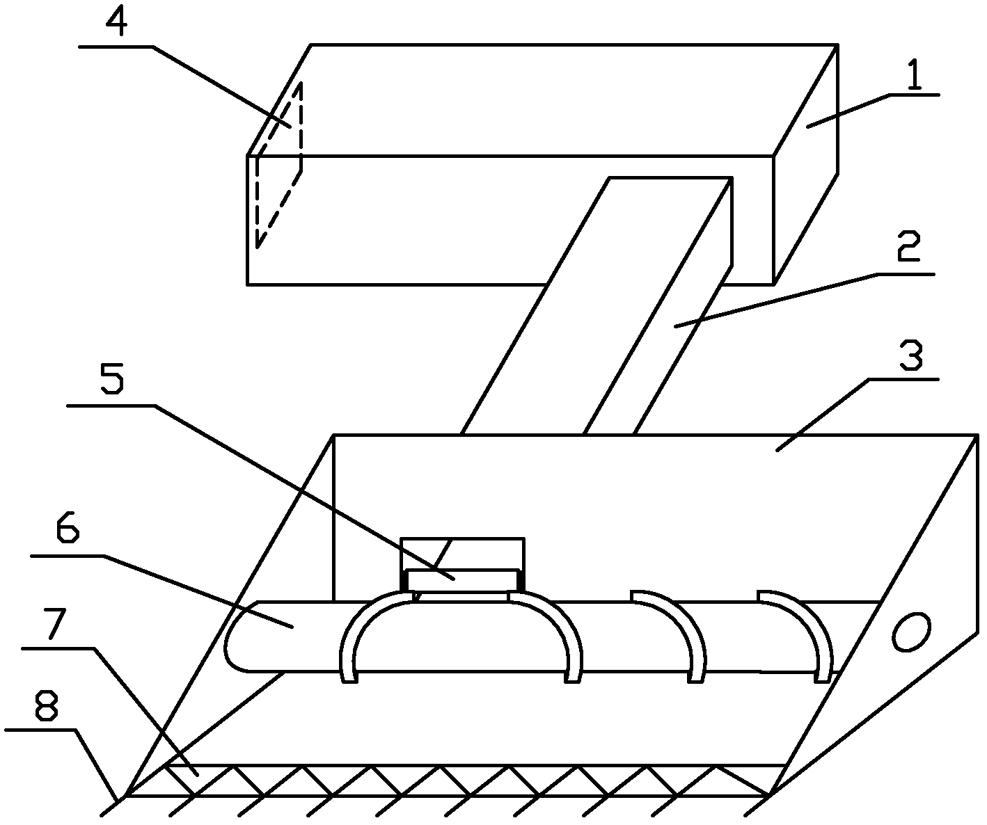 Combined salvia miltiorrhiza harvester