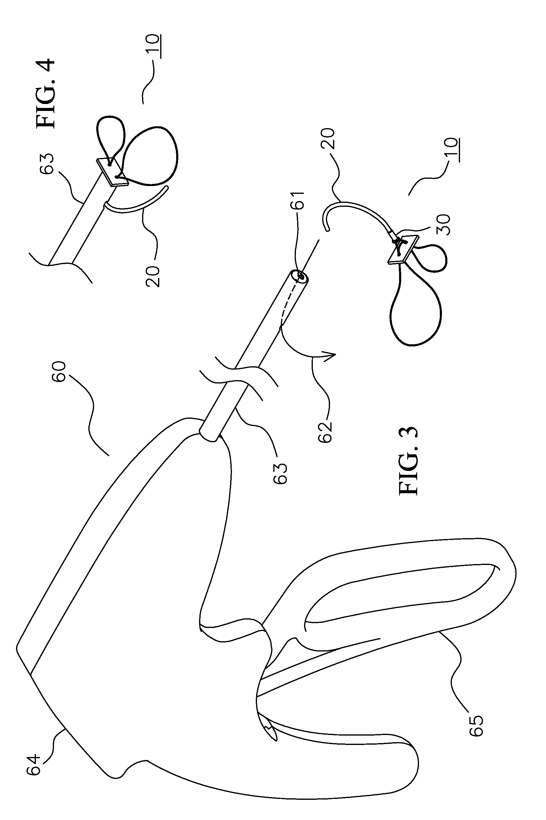 Multiple loop device for passing suture tails through a surgical pledget