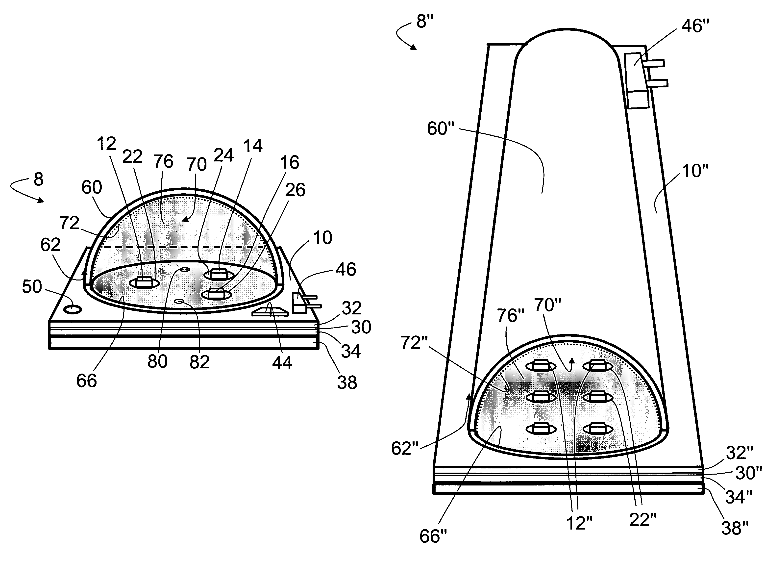 Light emitting diode component