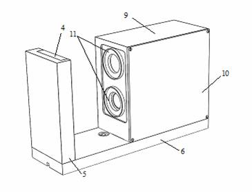 Online automatic detecting device for abrasion state of rotating body tool