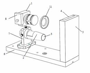 Online automatic detecting device for abrasion state of rotating body tool