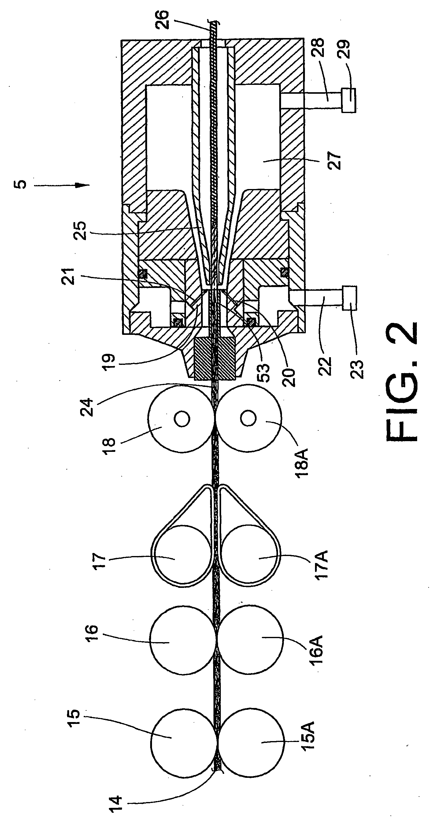 Joining method on a jet spinning machine, spinning device and jet spinning machine