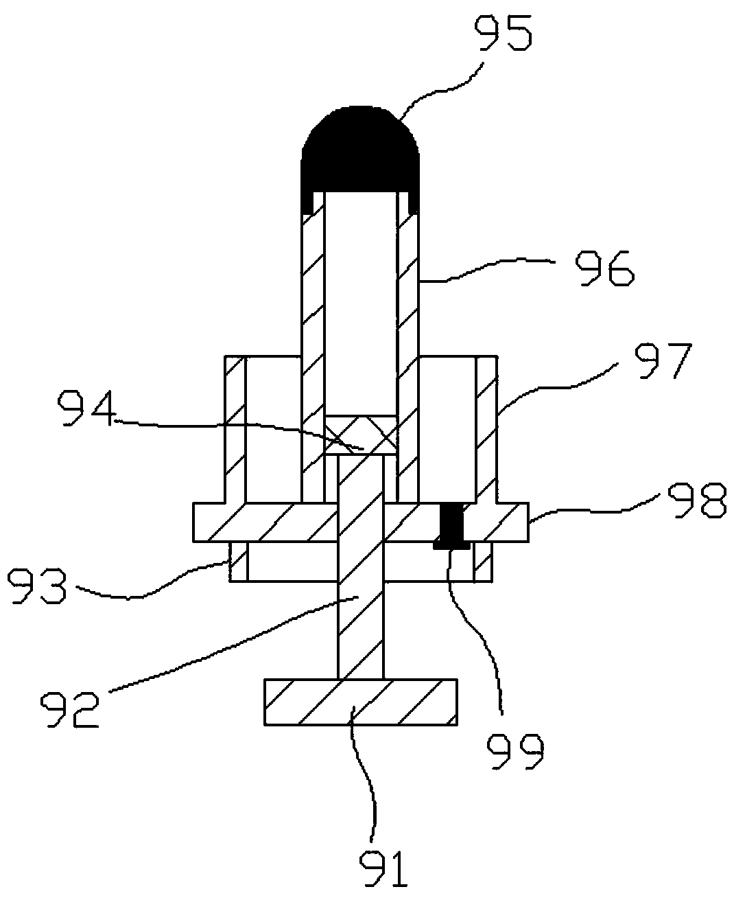 A medicinal powder spraying bottle