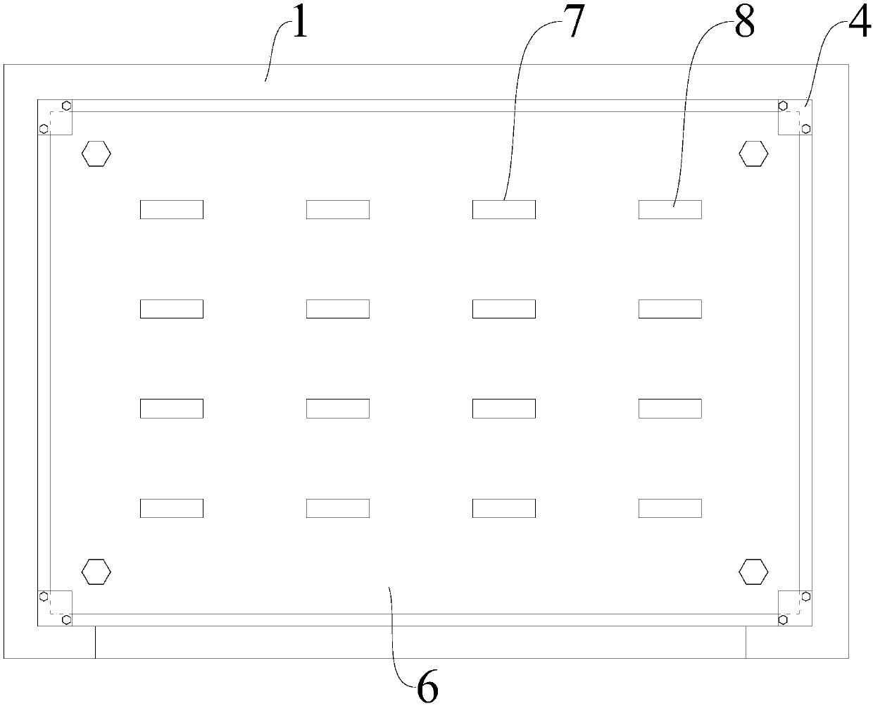 Adjustable installing support used for electronic equipment cabinet