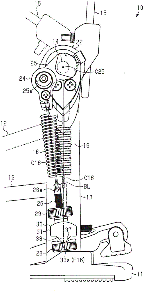 Pedal device for drum