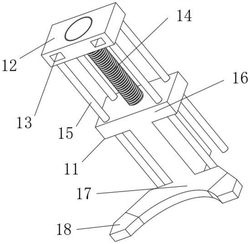 Hanging device capable of performing separation protection for round steel erecting hanger