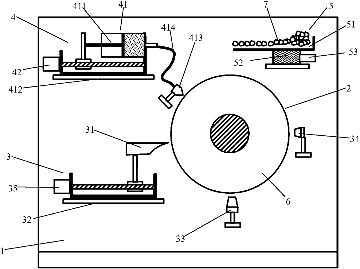 Method and device for manufacturing a single-layer abrasive wheel