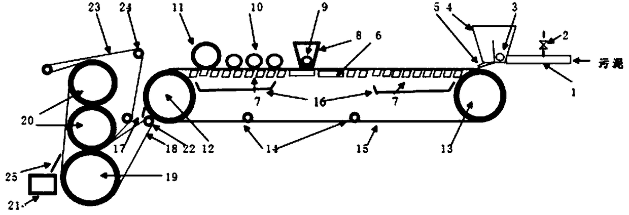 Device and method for improving dewatering efficiency of activated sludge by using biomass ash