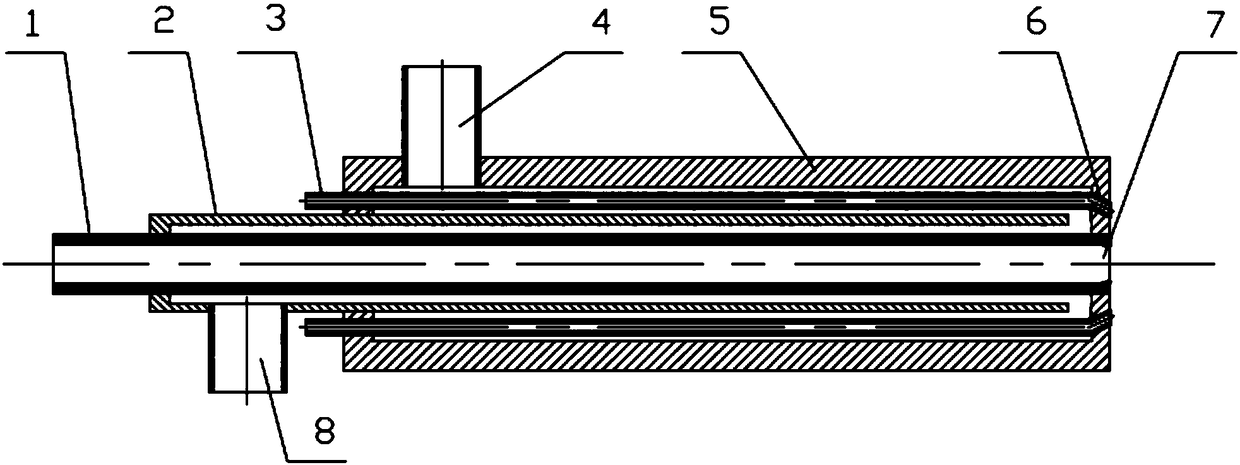 A two-fluid external mixing nozzle based on high-pressure water