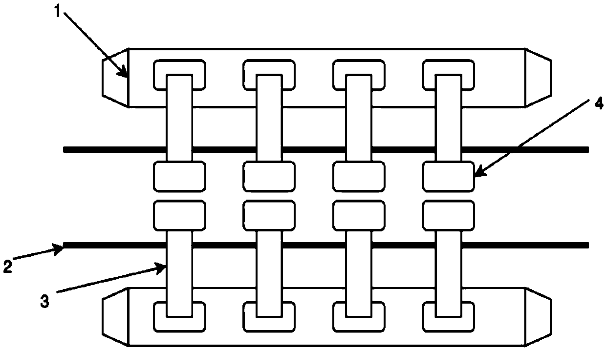 Hanging system of rail car