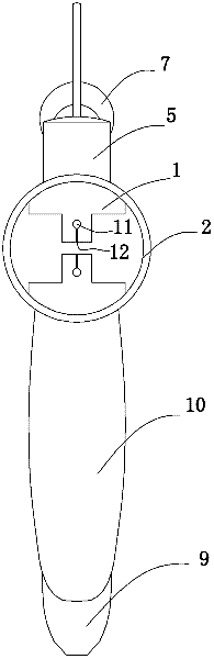 Disposable purse-string forceps for laparoscope