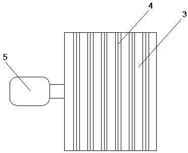 Electronic radiation crosslinking device of heat-resistant creep-resistant ultra-high molecular weight polyethylene fiber