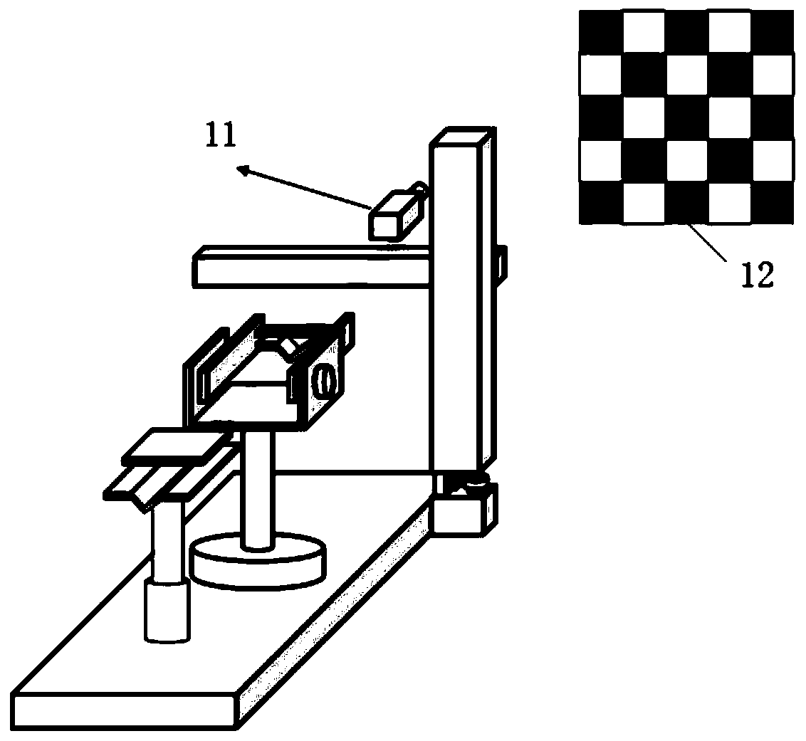 Angle calibration device and method for two-degree-of-freedom joint measurement