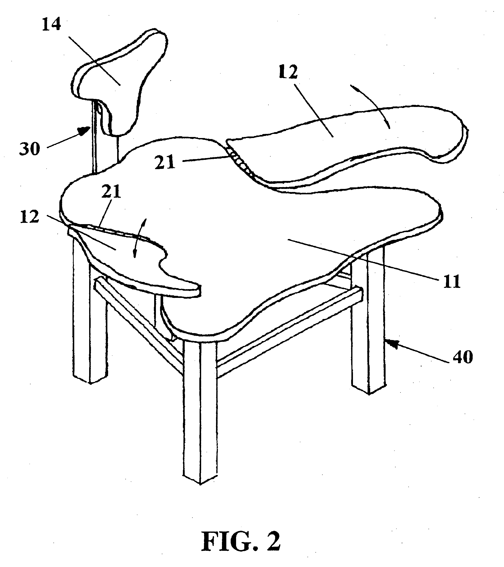 Adjustable cross-legged support seat