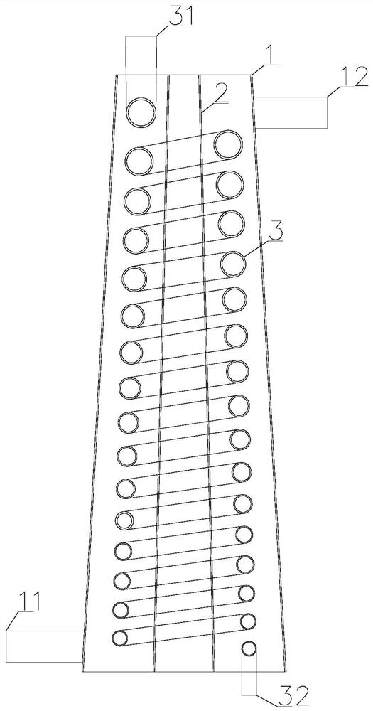 An anti-corrosion ship high temperature heat exchanger