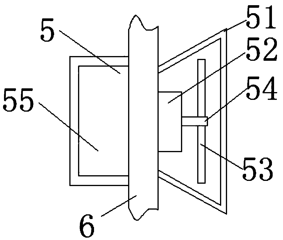 Spandex fiber chipping device