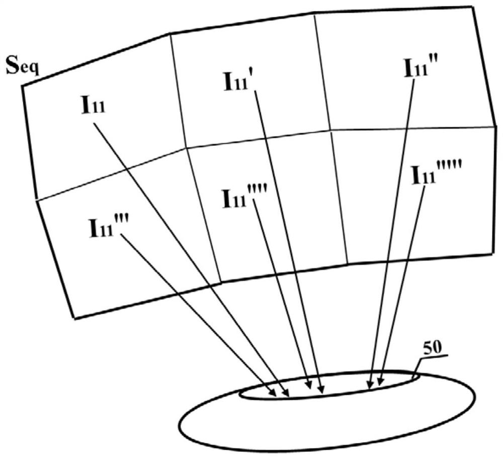 Near-to-eye display module for relieving constraint of fixed focusing surface