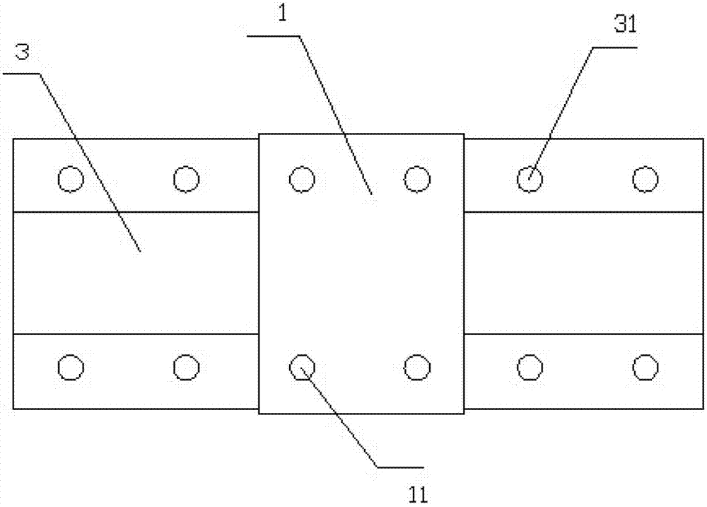 Installation device for wall hidden pipeline