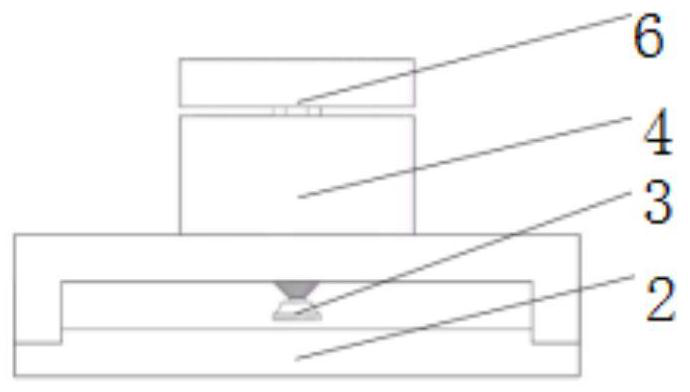 Hot pressing sintering clamp for chip packaging and chip packaging method