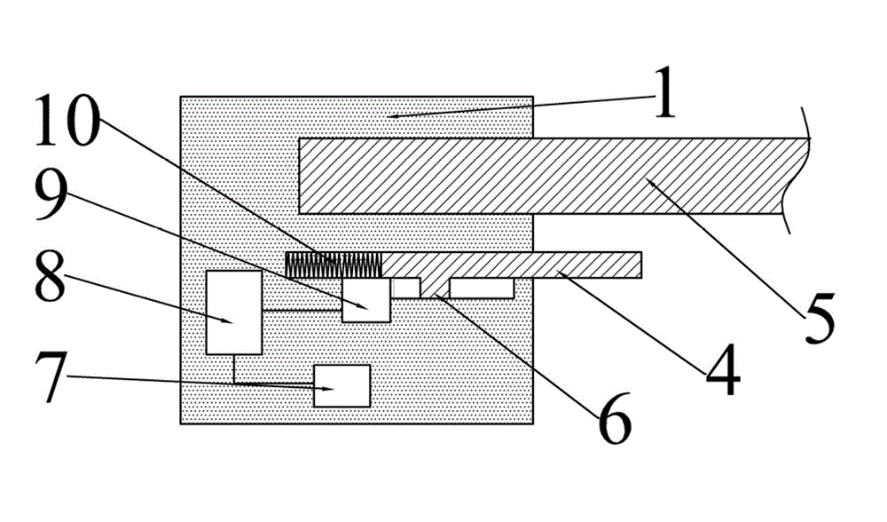 Key with function of displaying locking and unlocking state of door