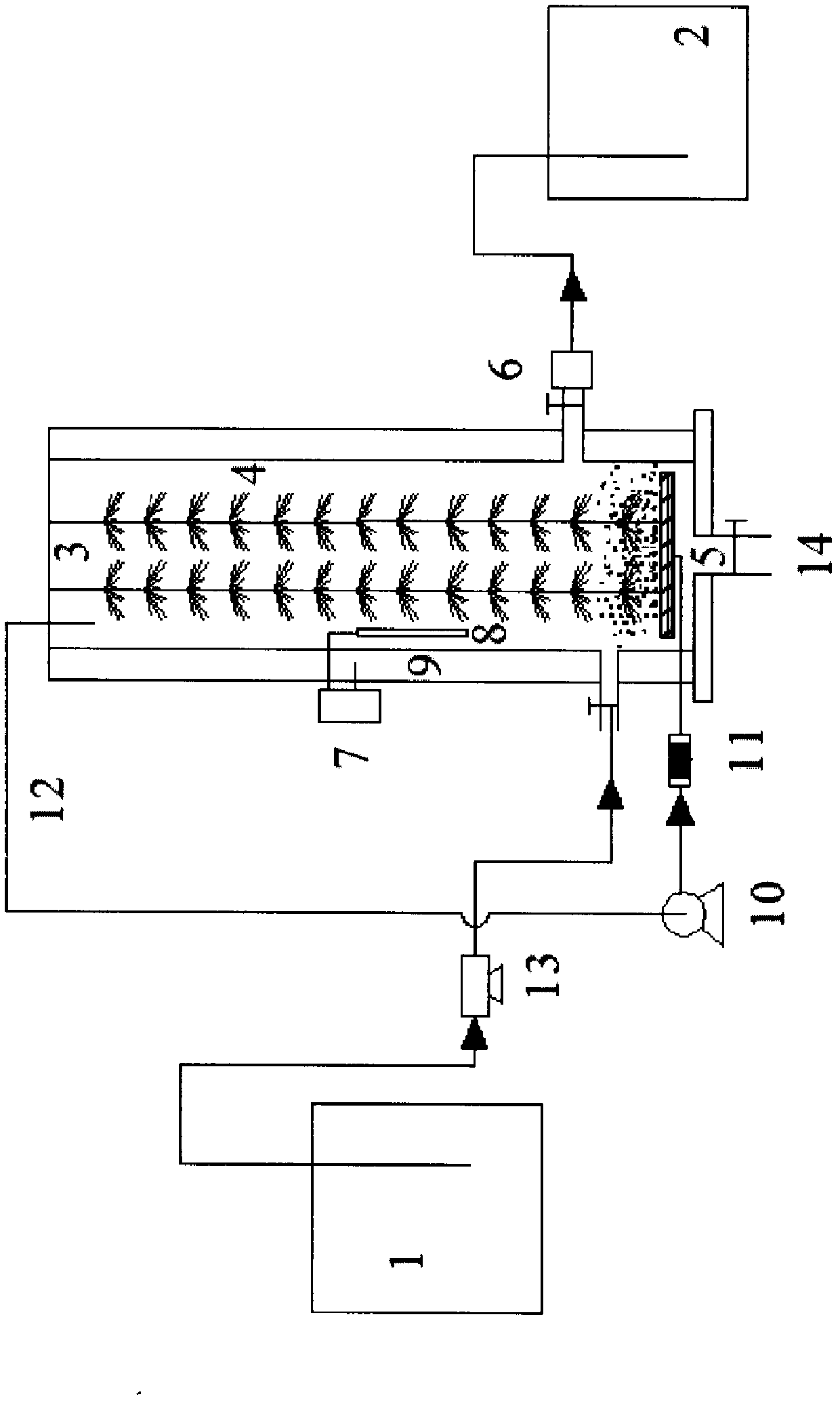 Nano aeration biofilm reactor