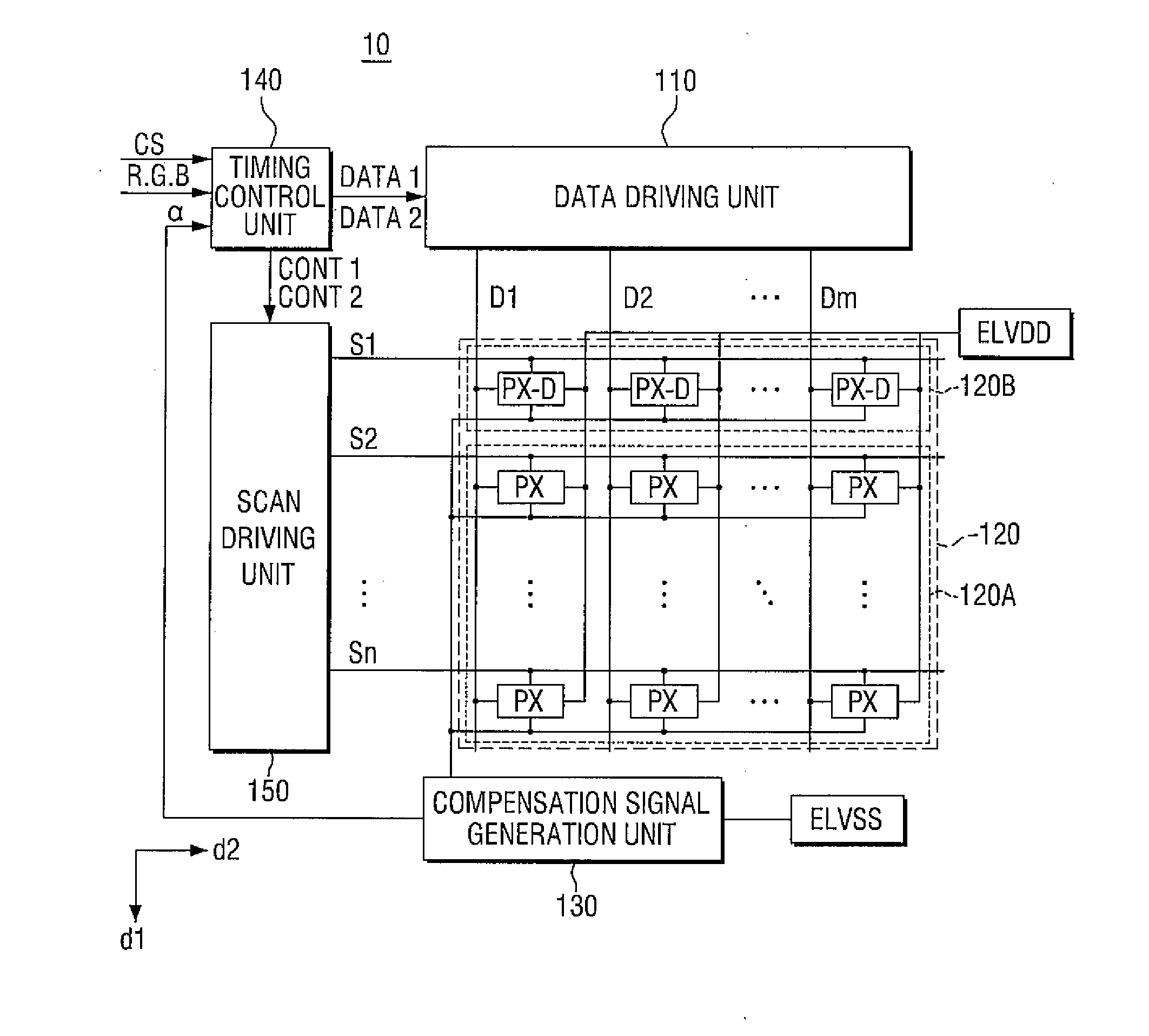 Organic light-emitting display device and method of driving the same