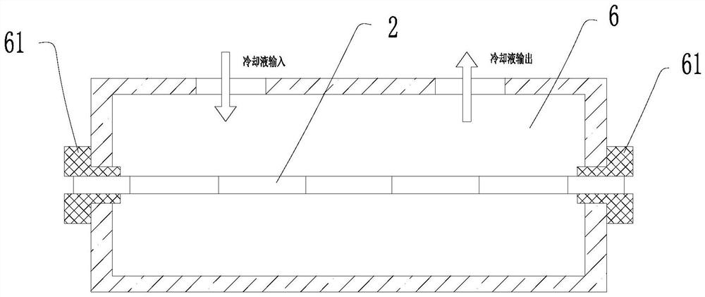 Composite crystal and high-power double-end pumping device