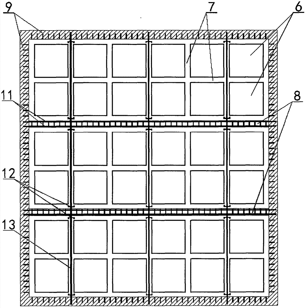 Prestressed hollow composite slab