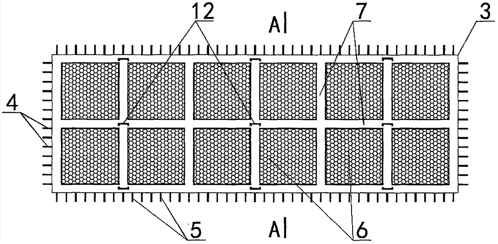 Prestressed hollow composite slab