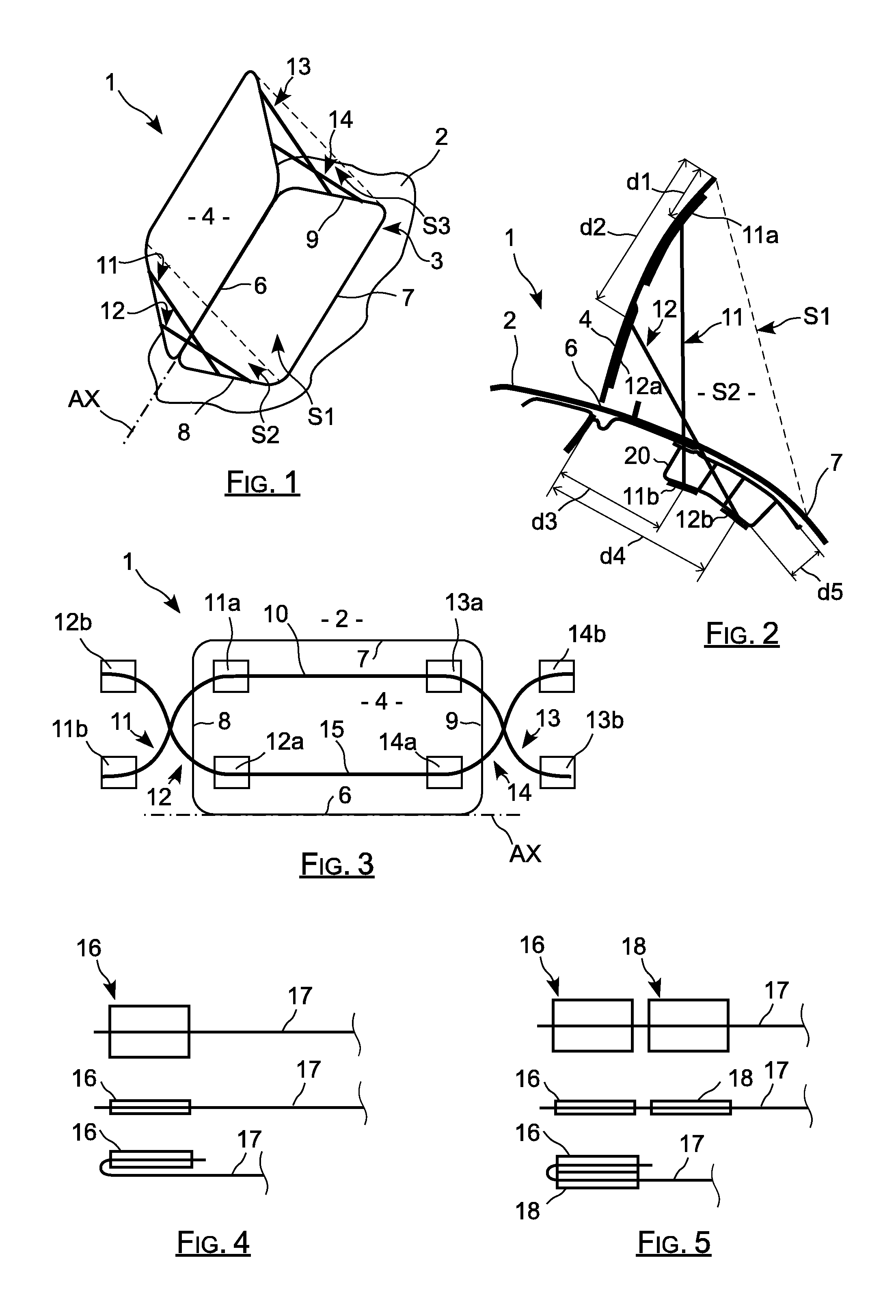 Airbag flap arrangement hinged on a dashboard