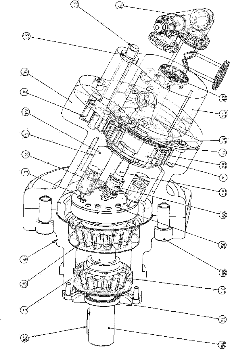 Hydraulic transformer with safety device