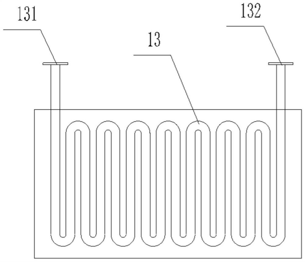 An oil-water separation device and oily sludge drying system